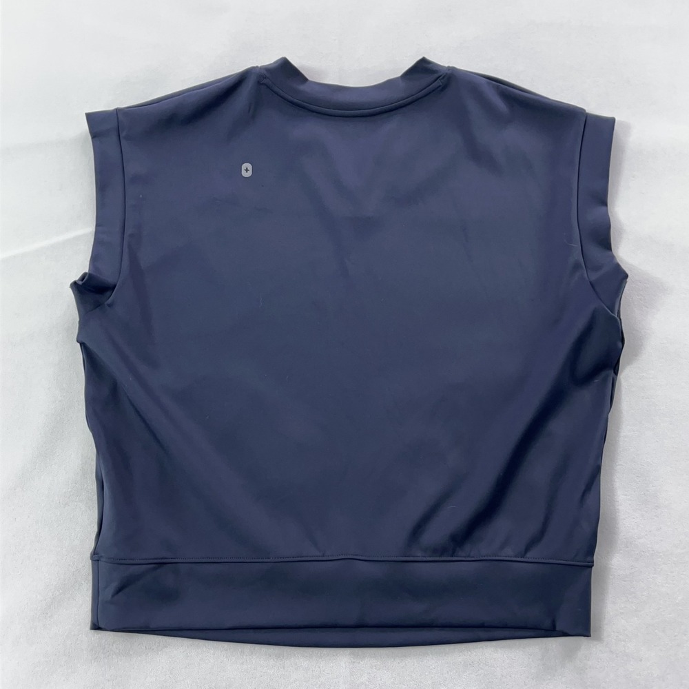 Figs Mira V-Neck Banded Scrub Top Women XL Navy Blue FormX - Picture 6 of 11